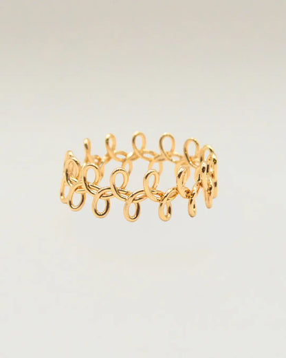 Leticia gold ring