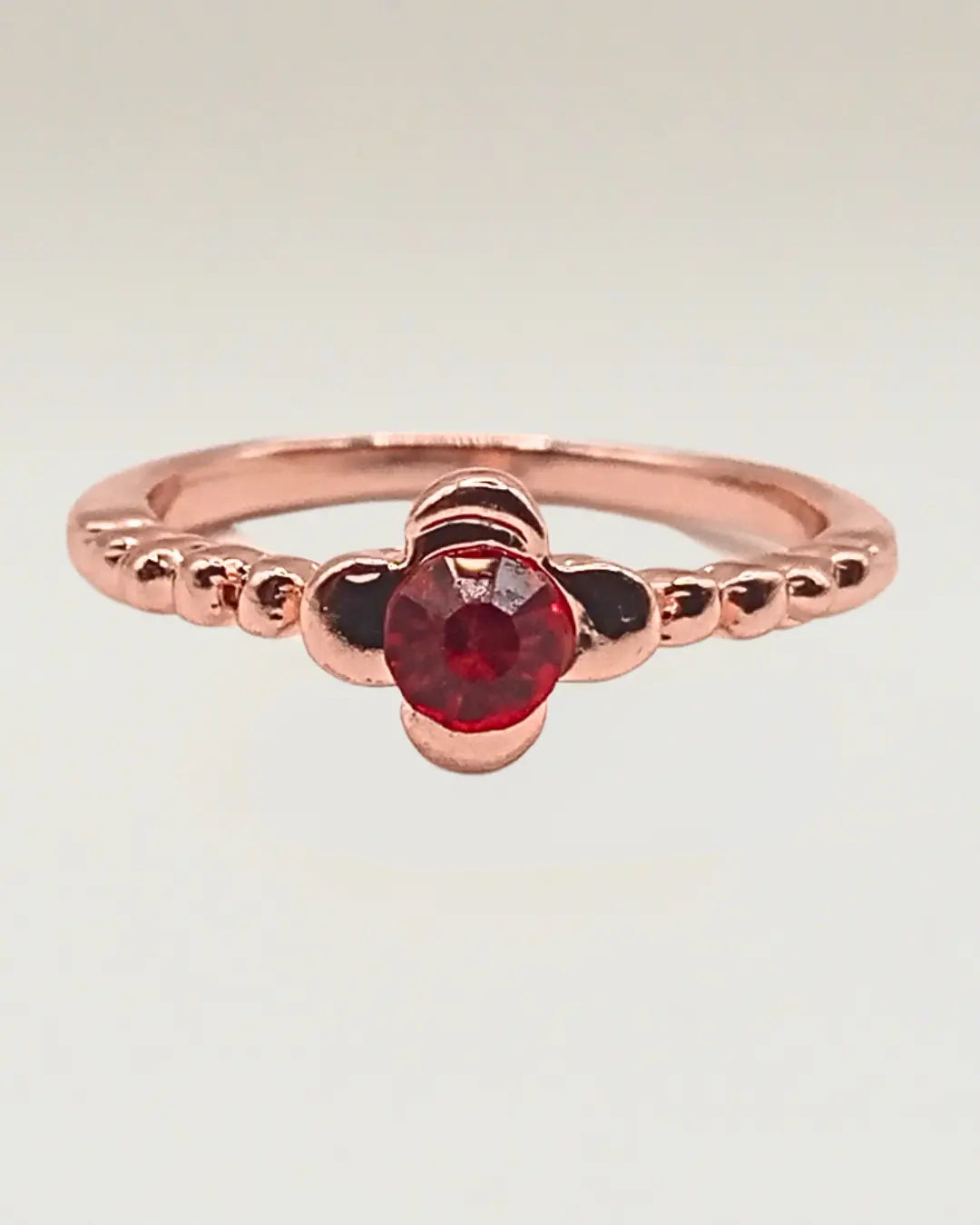 Ruby Bloom Ring