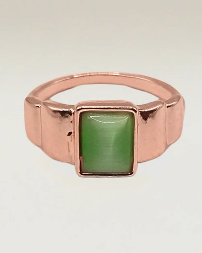 Square Jade Ring