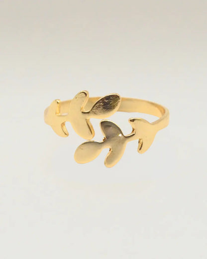 Arrow Leaf Wrap Ring