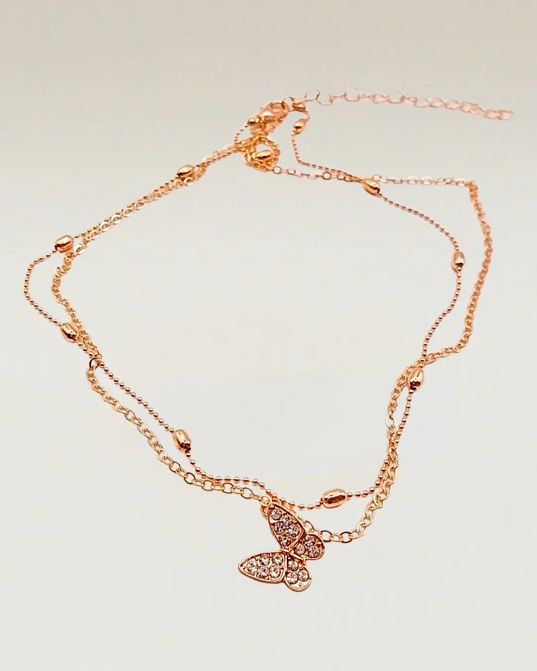 Layered Butterfly Necklace