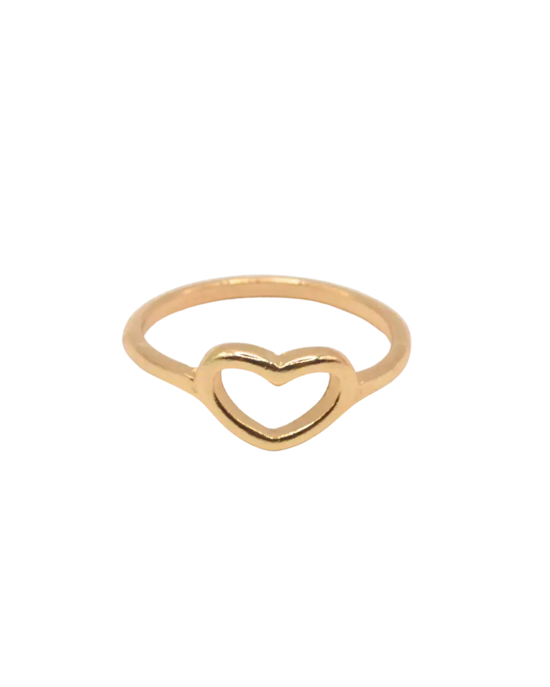 Heart Ring in Gold Tone