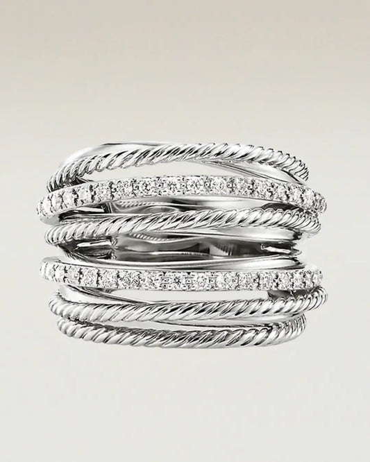 Zirconia Finger Ring