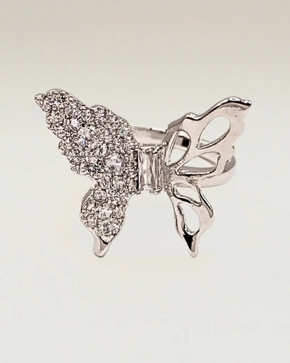 Butterfly Zircon Ring