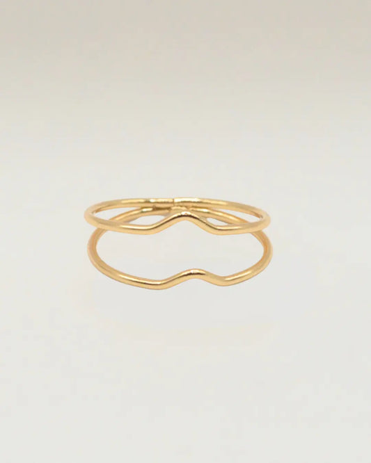 Double Chevron Ring