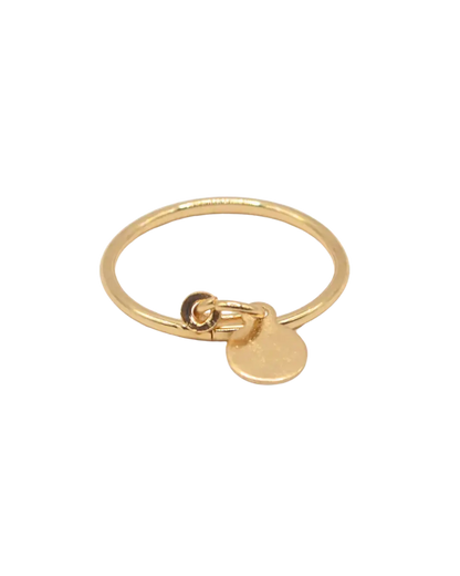 Delicate Disc Adjustable Ring