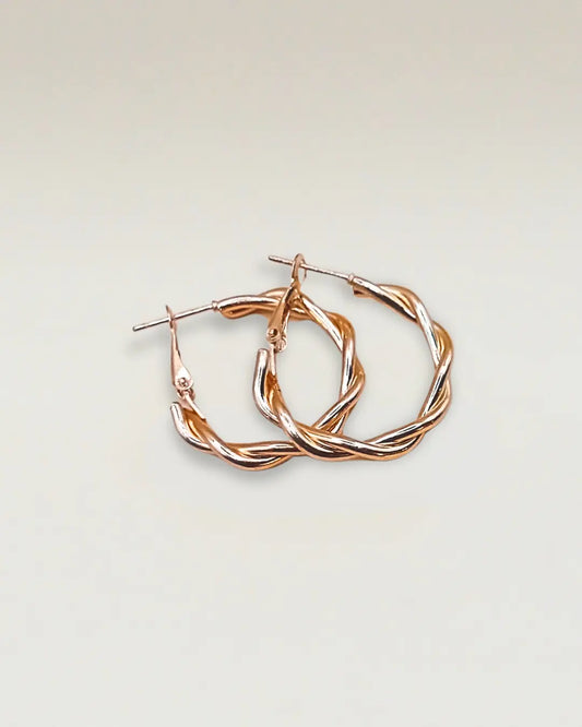 Twist Hoop Earrings