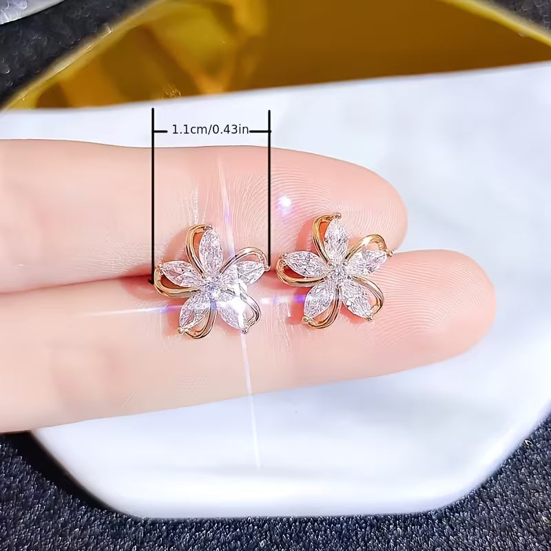 Flower Stud Earrings