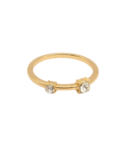 Rose gold stacking ring