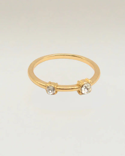 Rose gold stacking ring