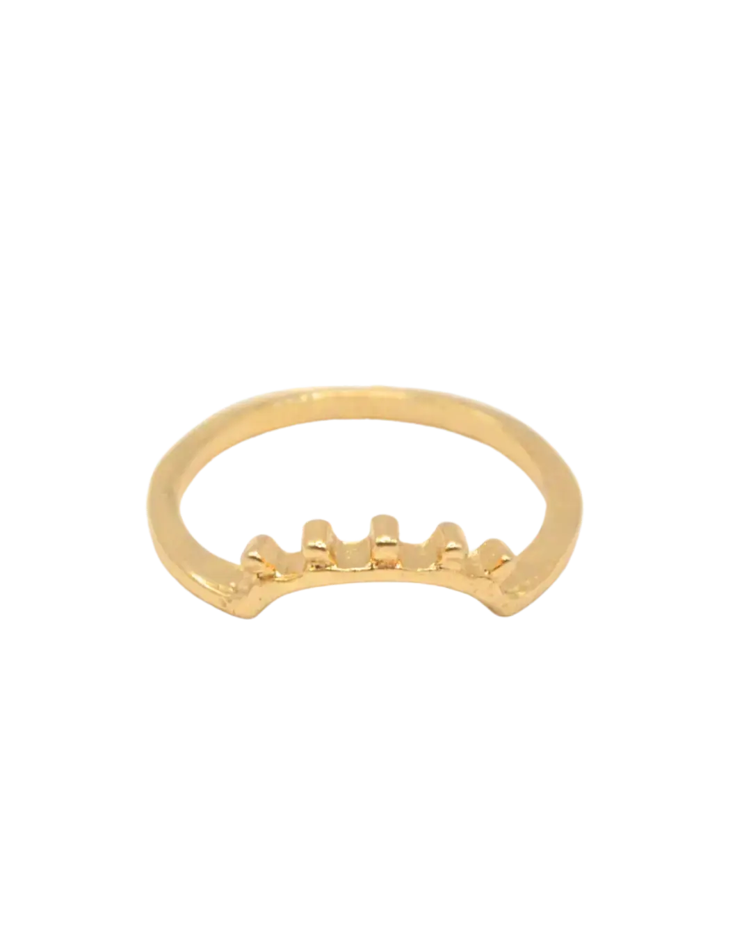 Curved Wedding Band Ring