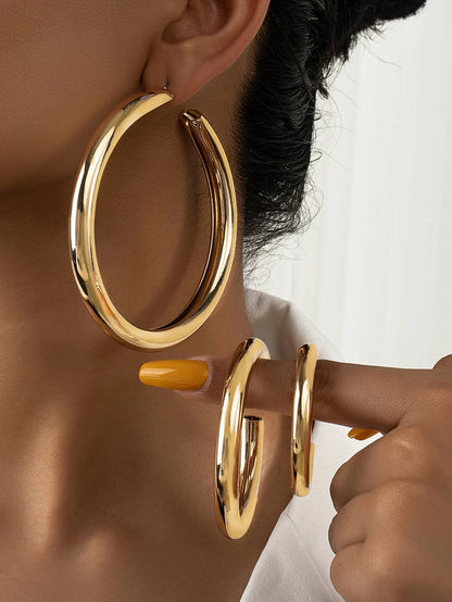 Cuff Hoop Earrings