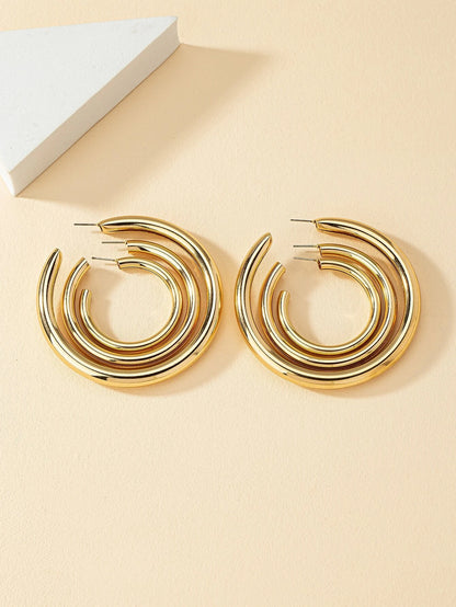 Cuff Hoop Earrings