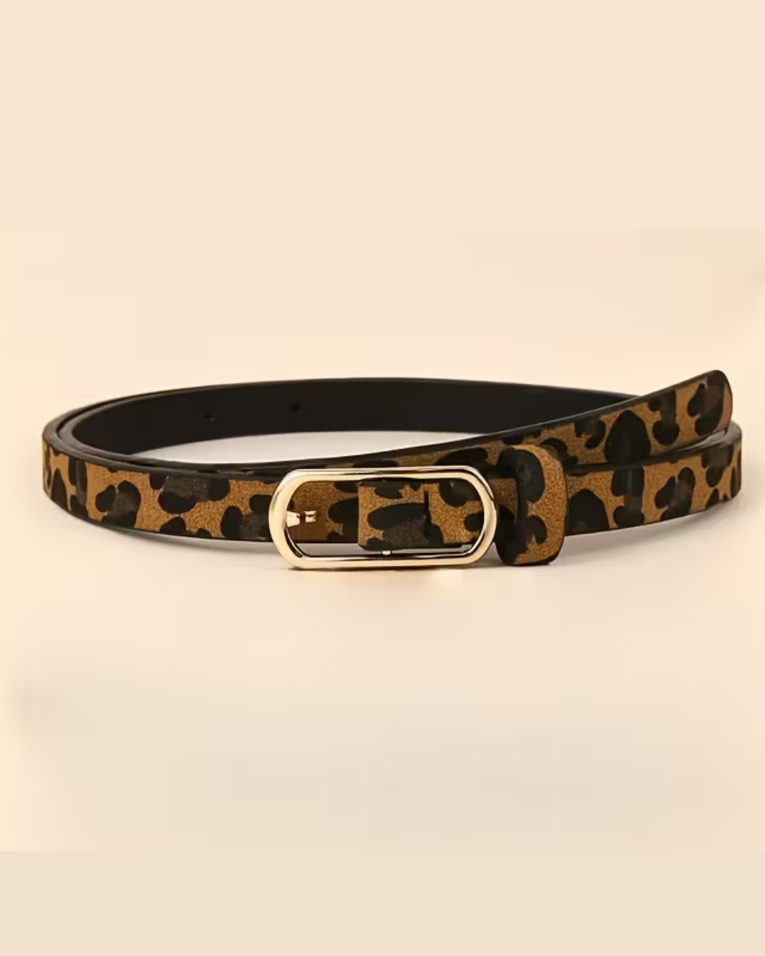 Leopard Print Belt