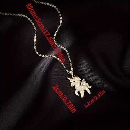 Unicorn Pendant Necklace