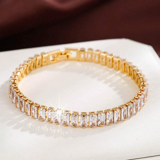 Gold Tennis Bracelet