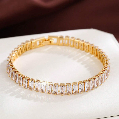 Gold Tennis Bracelet