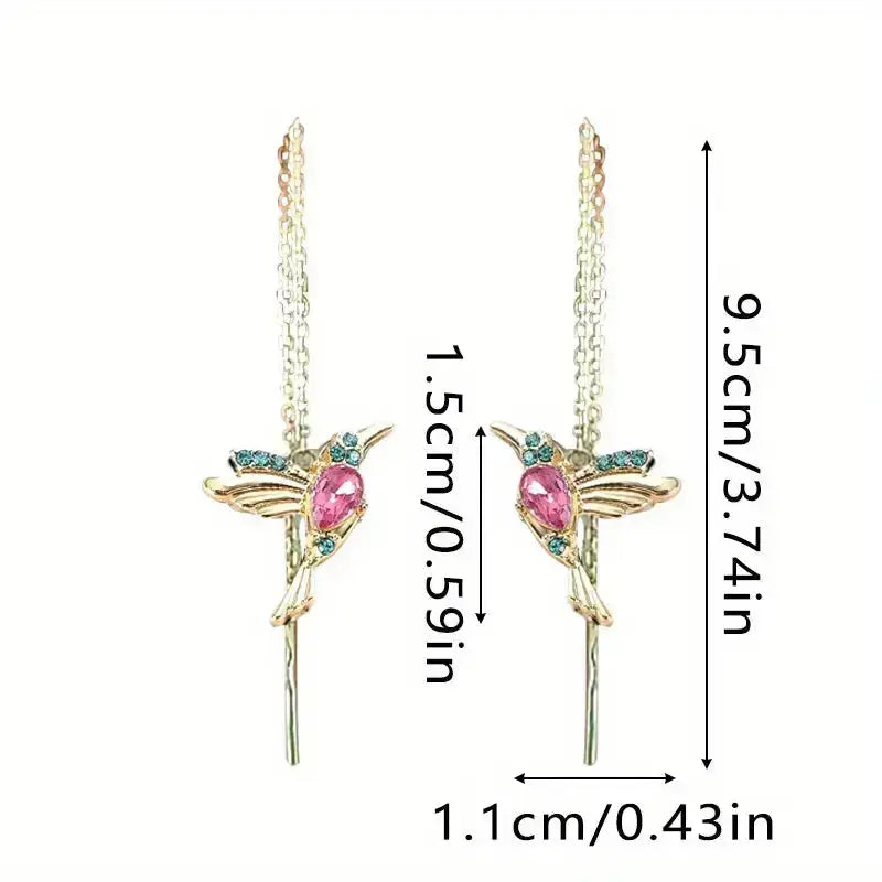 Bird Drop Earrings