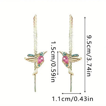 Bird Drop Earrings