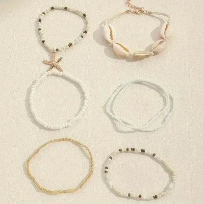 7pcs beaded bracelet