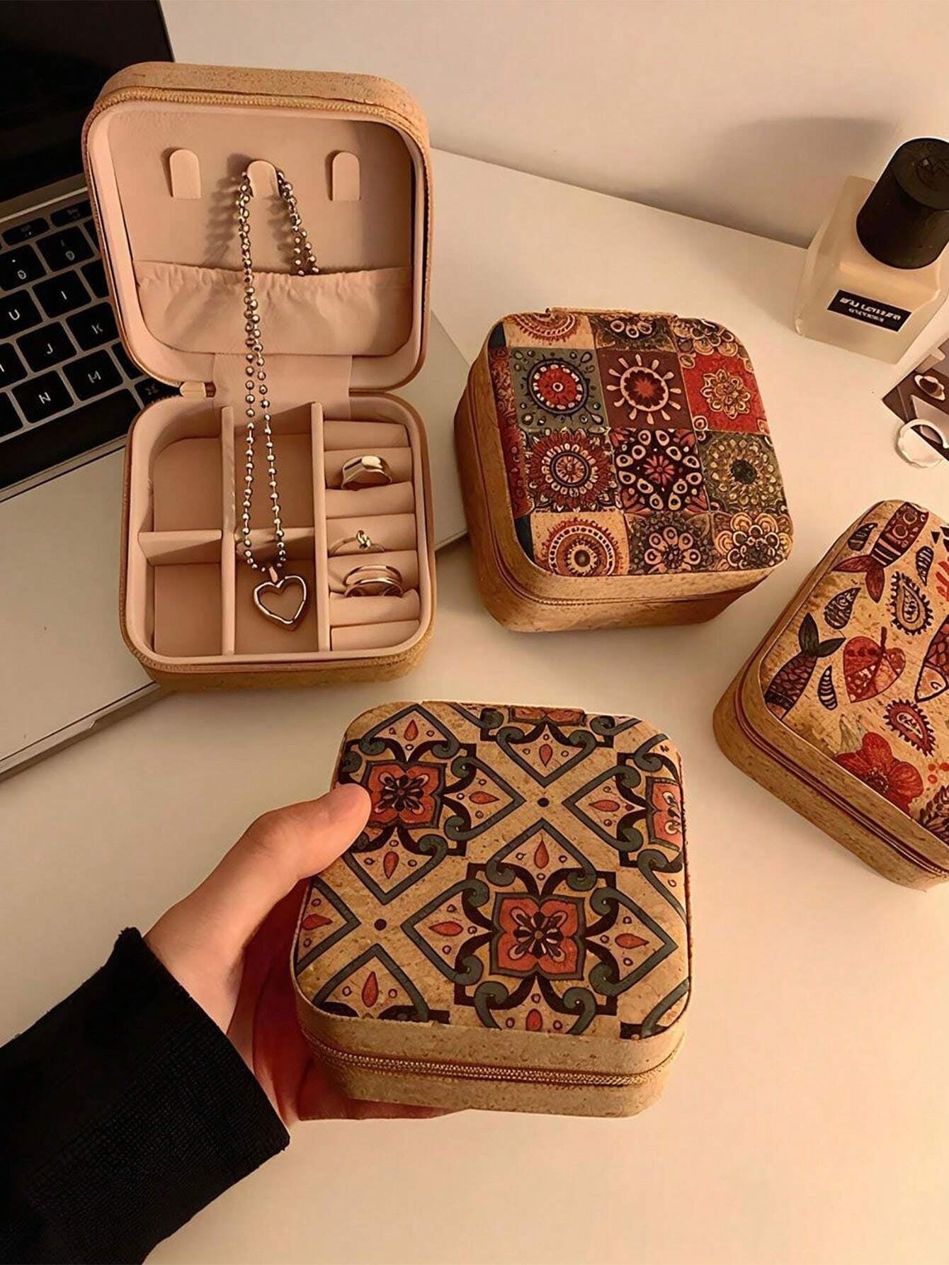 Printed Mini Jewelry Box