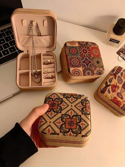 Printed Mini Jewelry Box