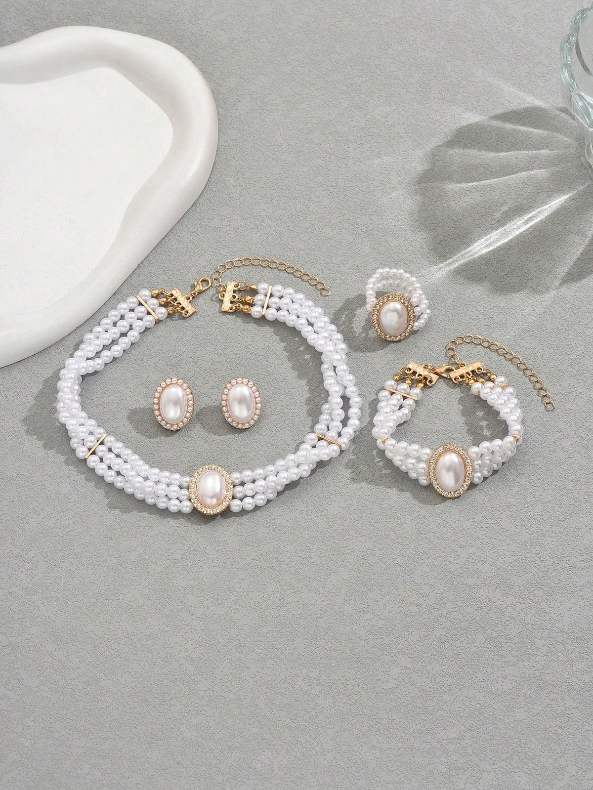 Pearl Fashion Jewelry Set