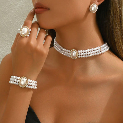 Pearl Fashion Jewelry Set