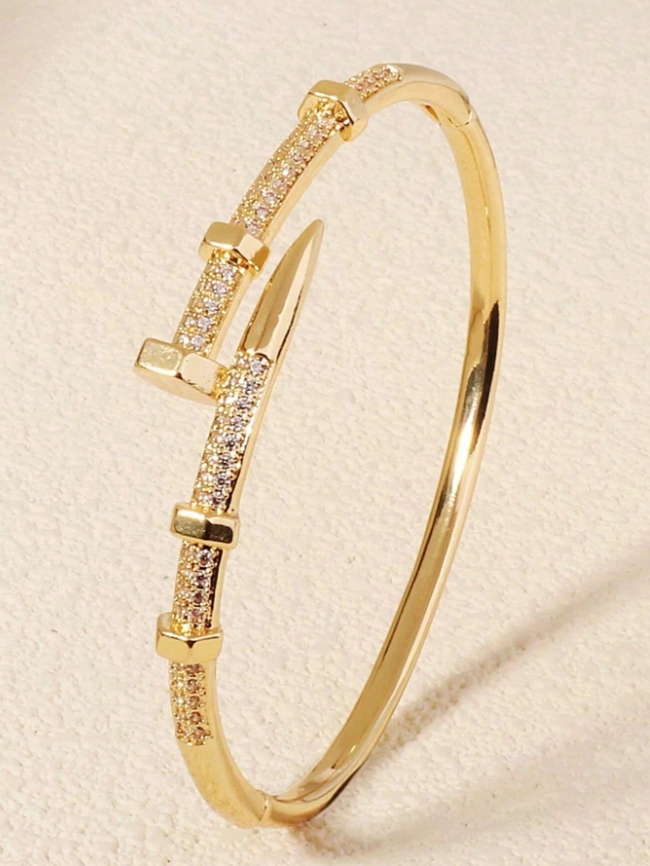 Zirconia Cuff Bracelet