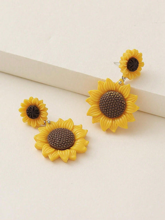 Sunflower Earrings