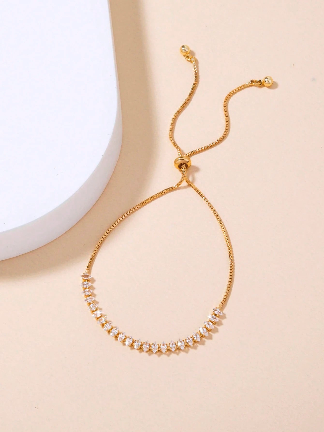 Copper Zirconia Bracelet