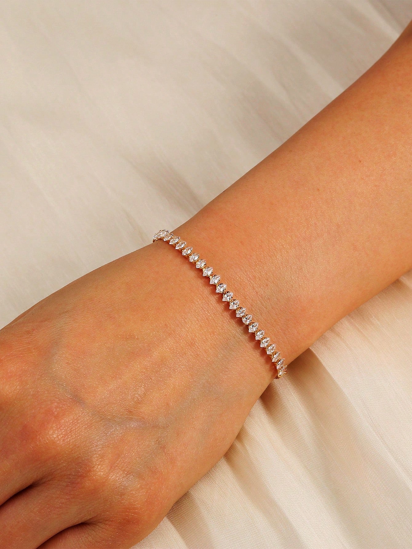 Copper Zirconia Bracelet