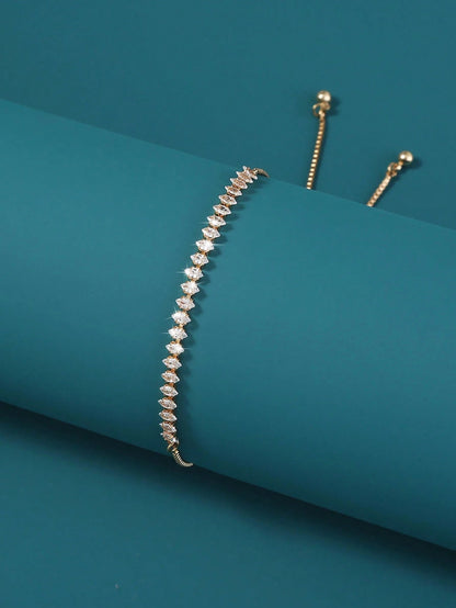 Copper Zirconia Bracelet