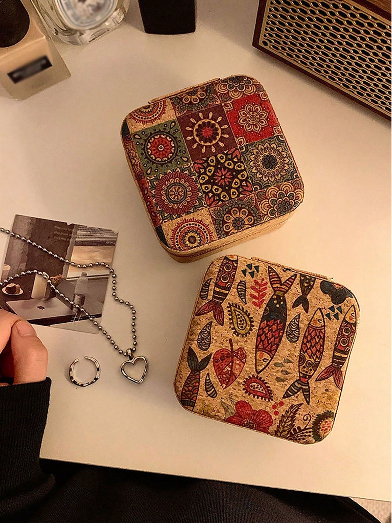 Printed Mini Jewelry Box
