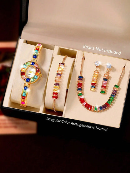 Multicolor Crystal Elegance Set