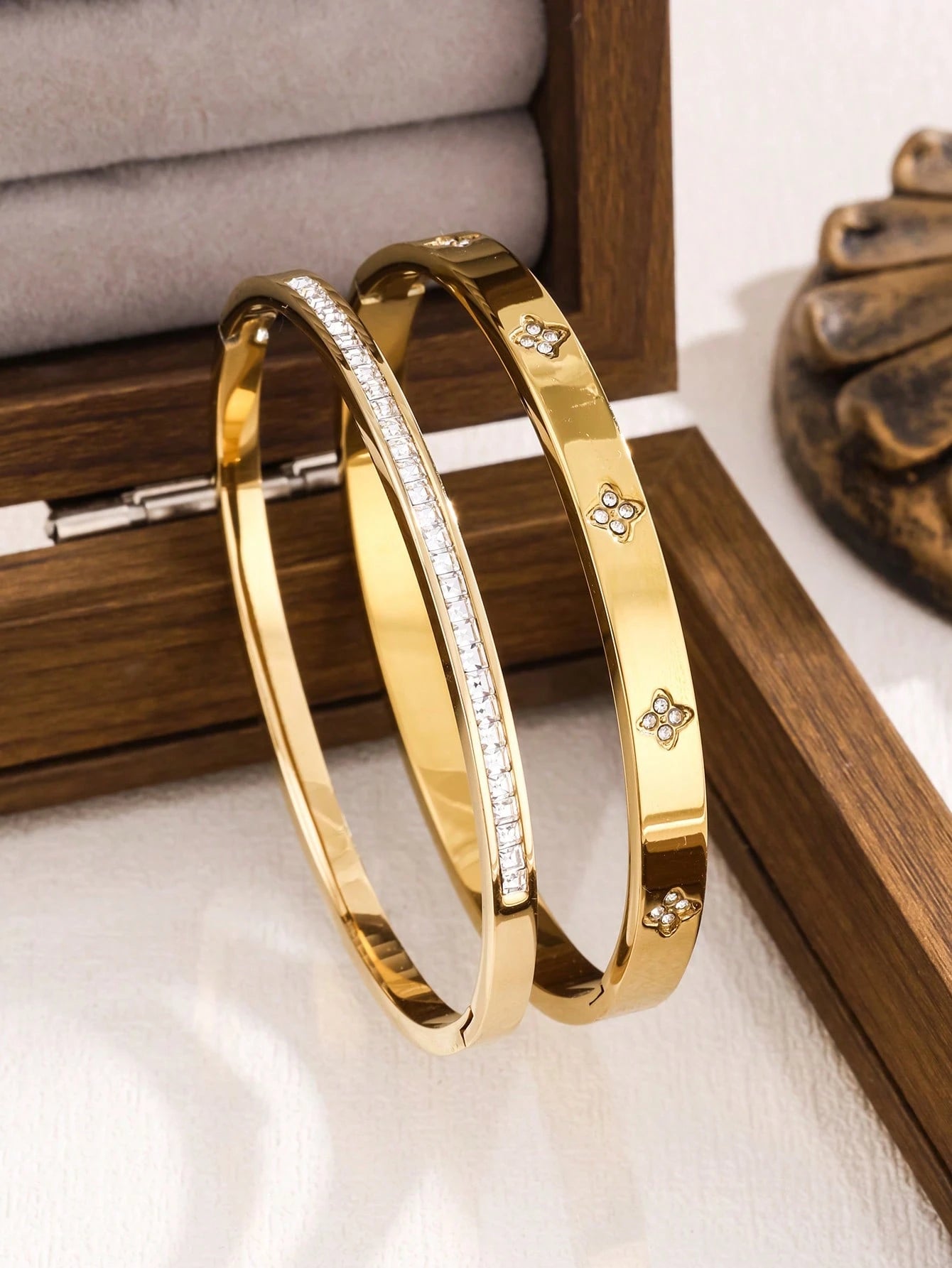 Zirconia Stainless Steel Bracelet