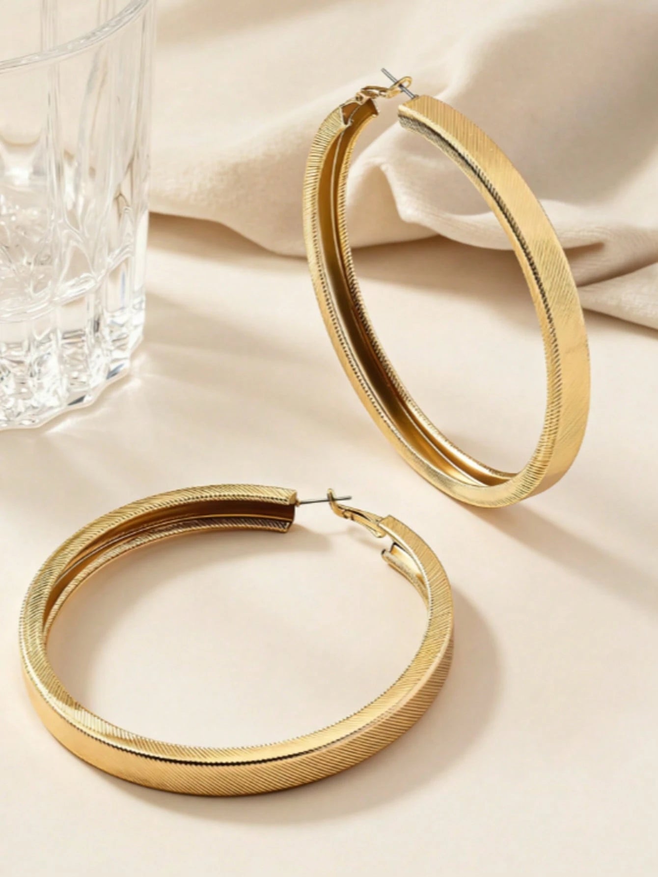 Golden Elegant Earrings