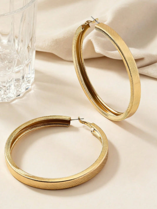 Golden Elegant Earrings