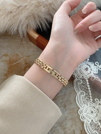 Stainless Steel Bracelet Watch