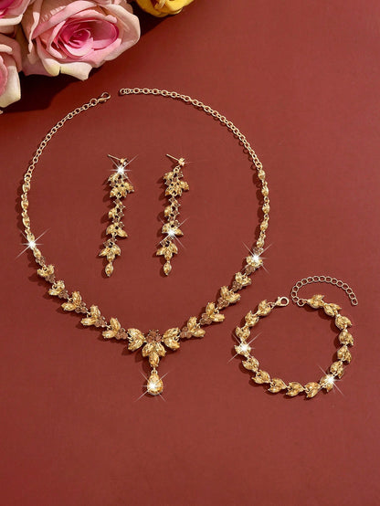Champagne Vine Jewelry Set