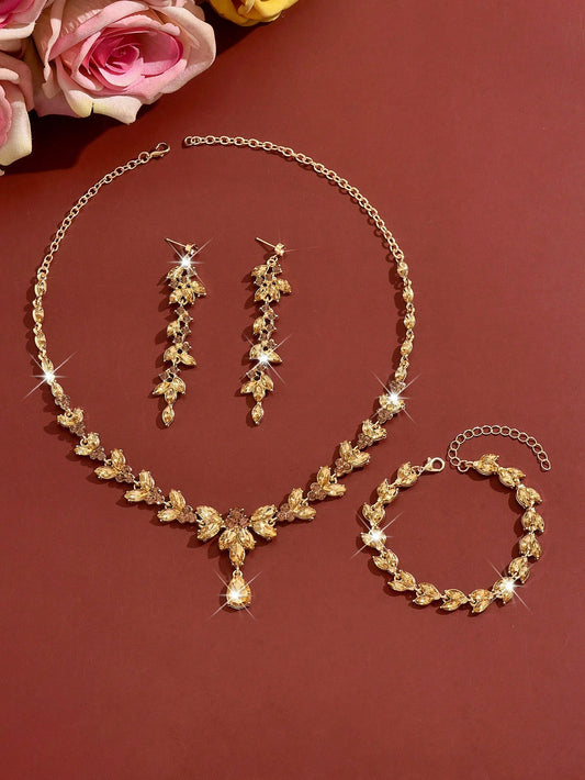 Champagne Vine Jewelry Set