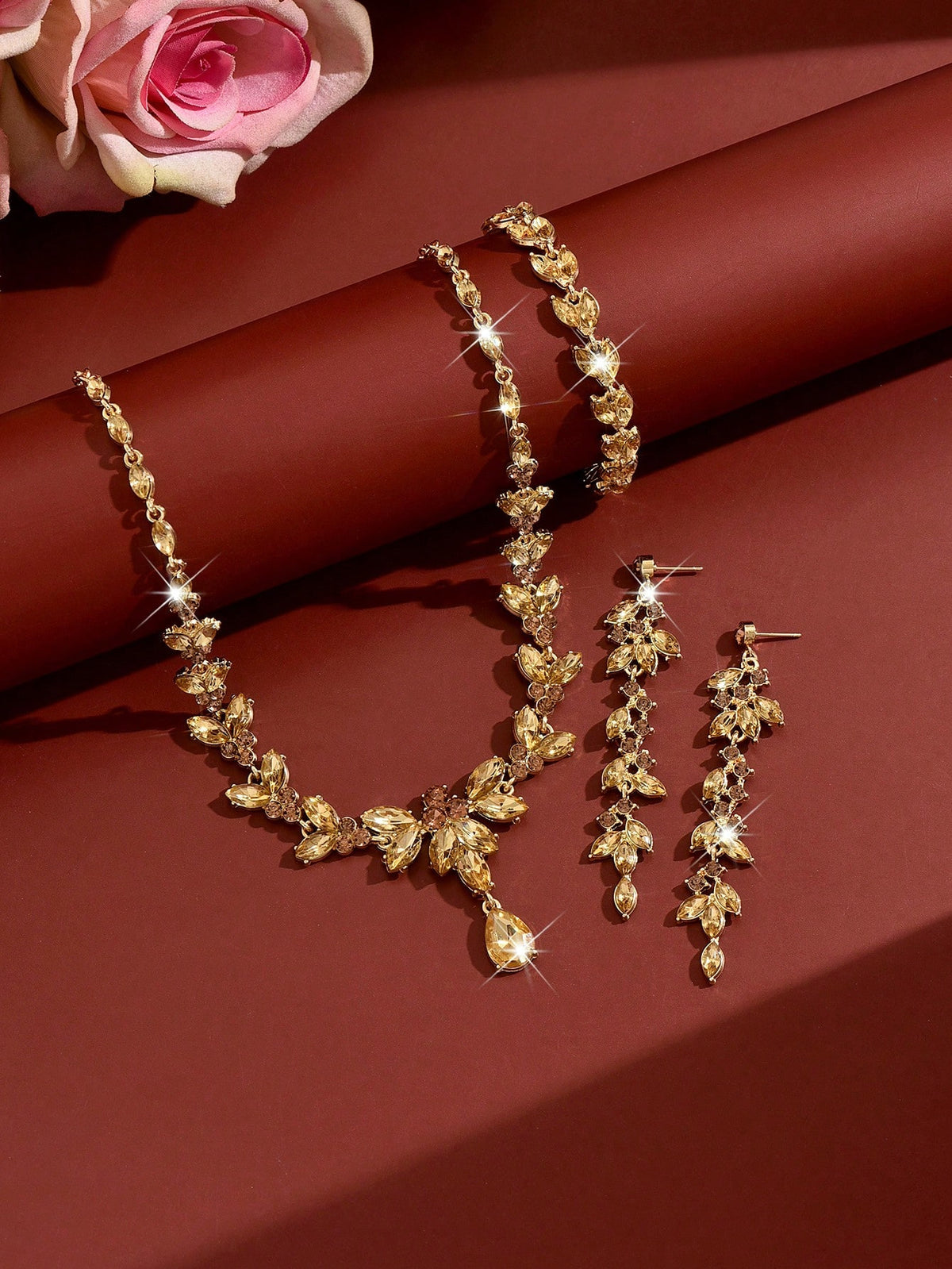 Champagne Vine Jewelry Set