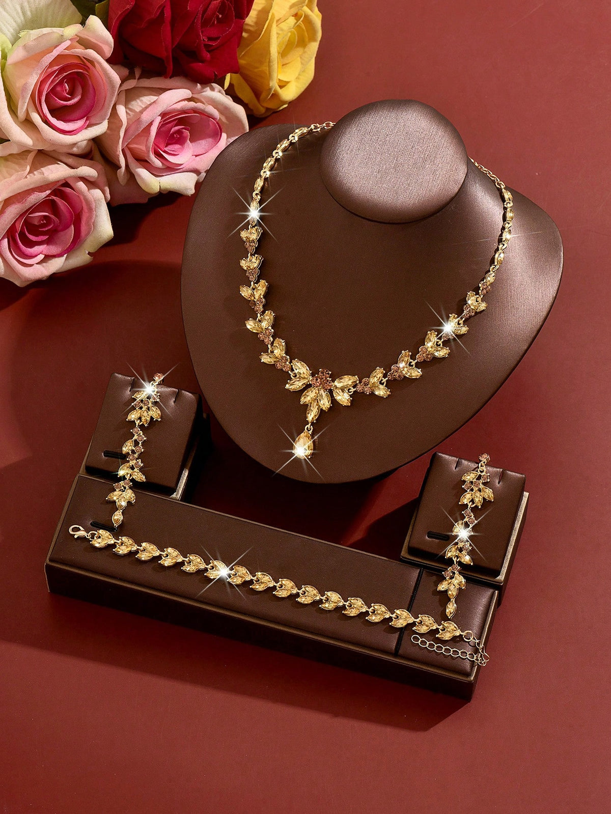 Champagne Vine Jewelry Set
