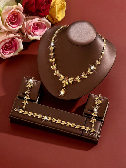 Champagne Vine Jewelry Set