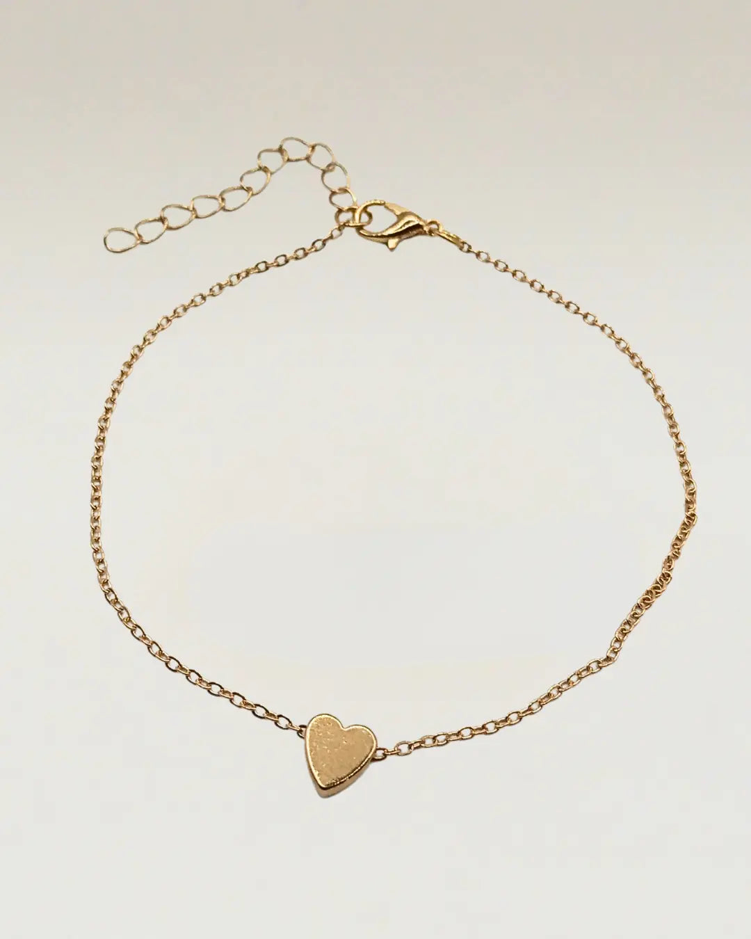 Heart Charm Link Bracelet