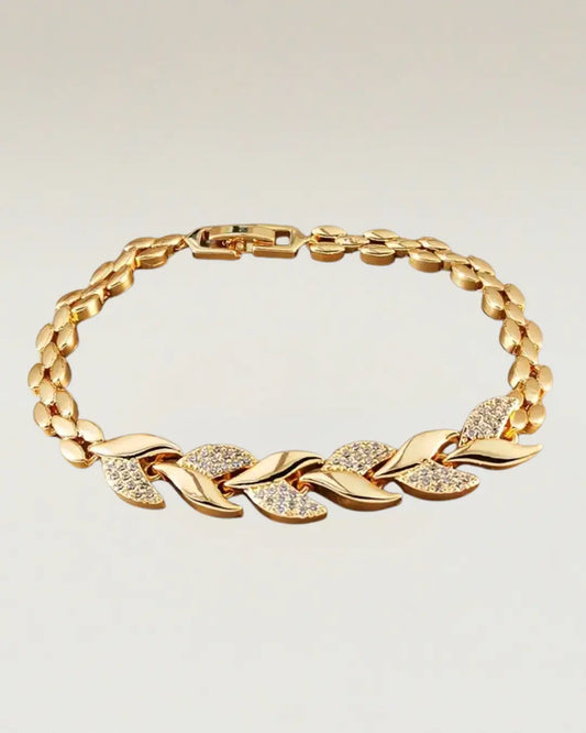 Leaf Zirconia Bracelet
