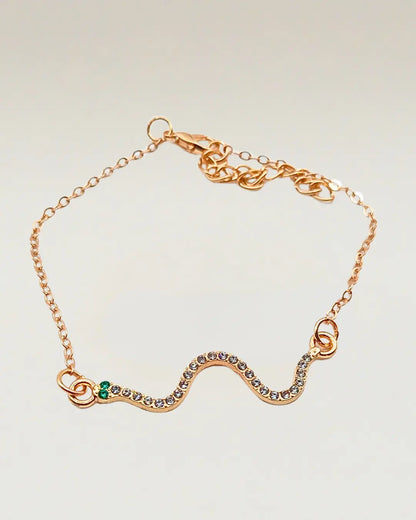 EMERALD SNAKE BRACELET
