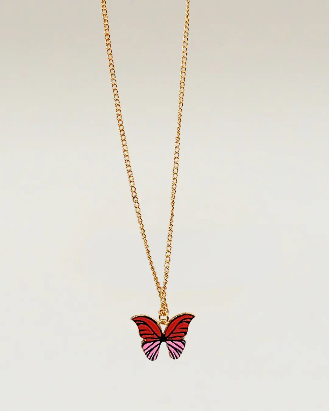 Colorful Butterfly Necklace