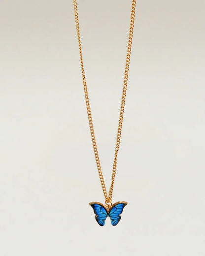 Colorful Butterfly Necklace