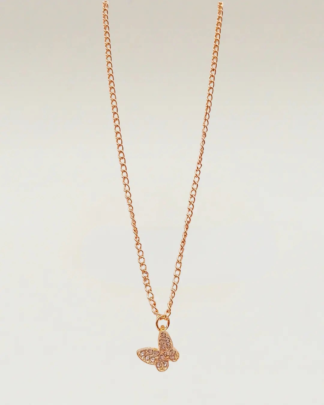 Gold Butterfly Necklace